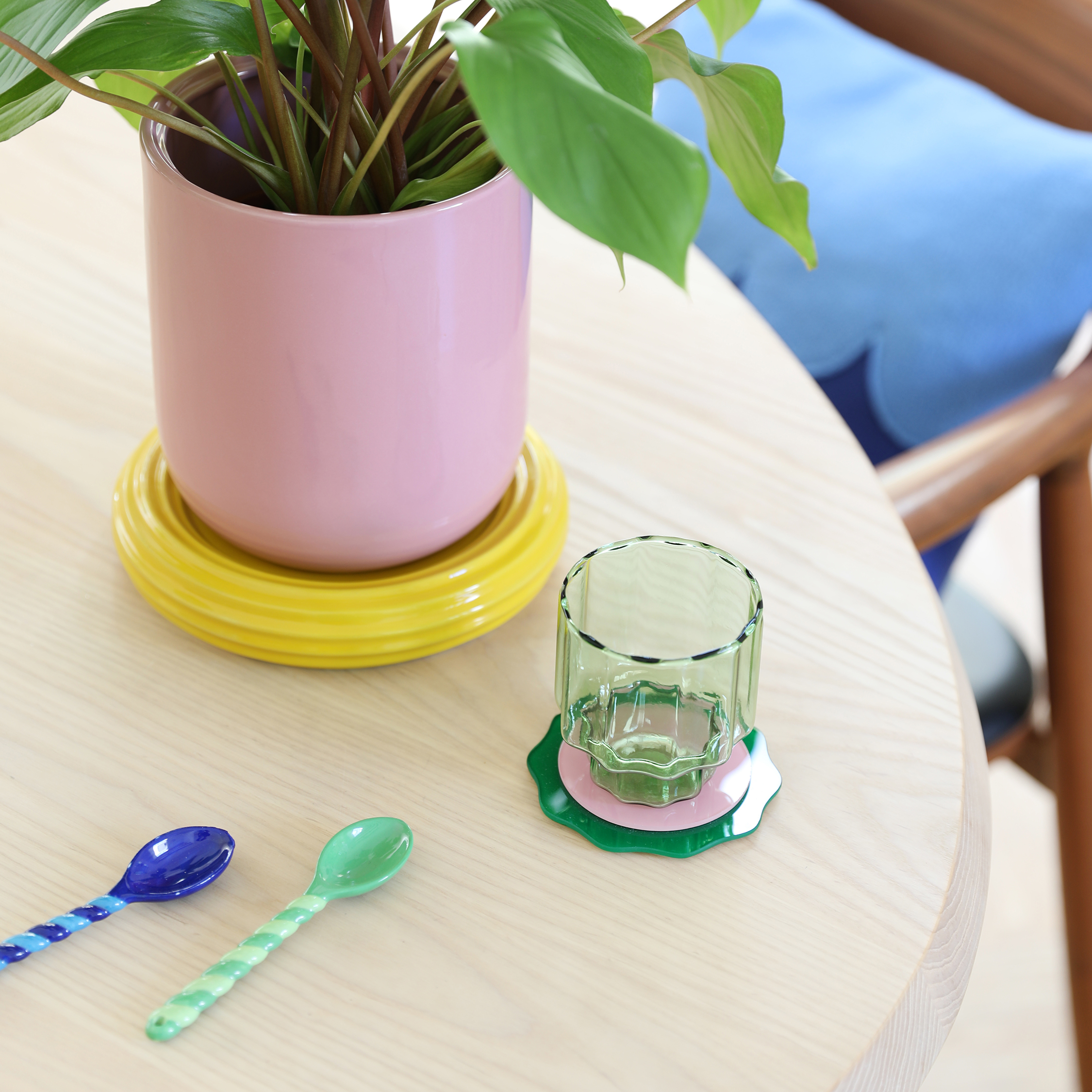 Planter churros pink - Planters - &k Amsterdam